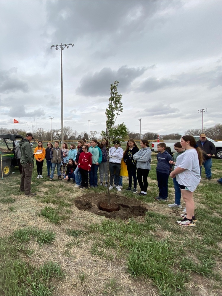 6th grade tree planting 2023